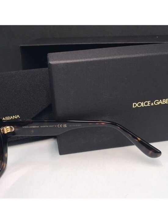 New Auth Dolce & Gabbana  DG 4406 Havana Geometric Sunglasses main image 5